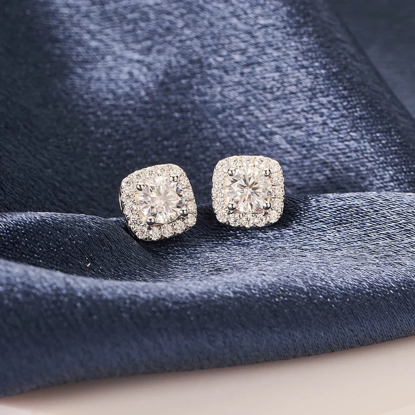 Moissanite Necklace, Earrings & Ring — Sold Separately or as a Set