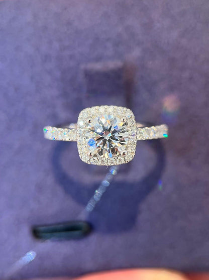 Moissanite Necklace, Earrings & Ring — Sold Separately or as a Set