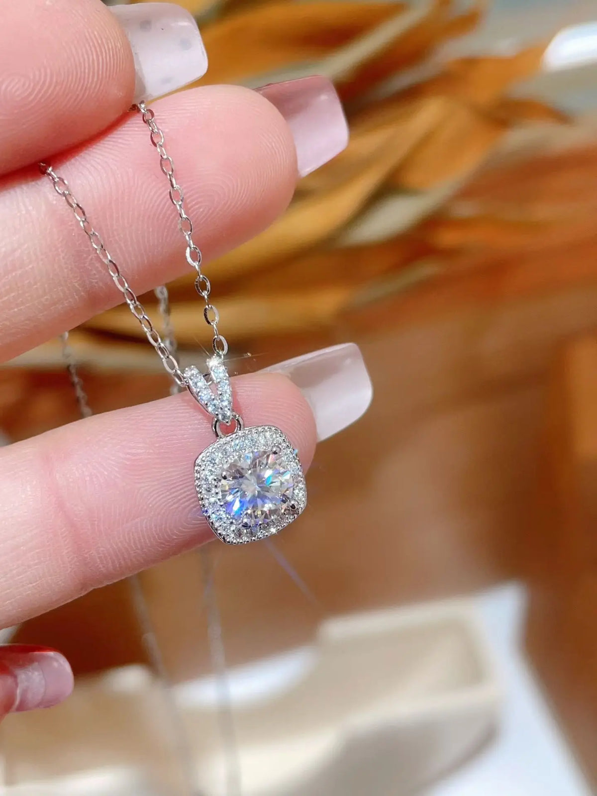 Moissanite Necklace, Earrings & Ring — Sold Separately or as a Set