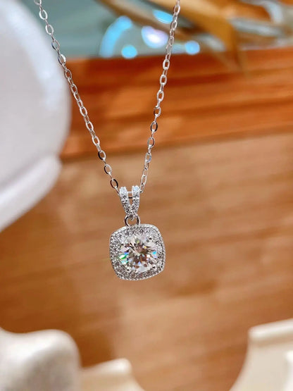 Moissanite Necklace, Earrings & Ring — Sold Separately or as a Set